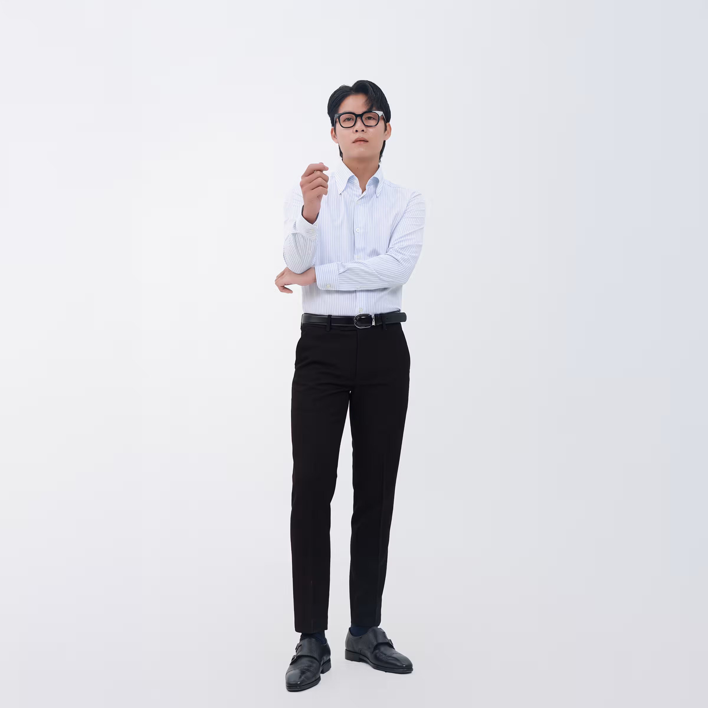 ÁO SƠ MI KẺ SỌC CỔ BUTTON DOWN