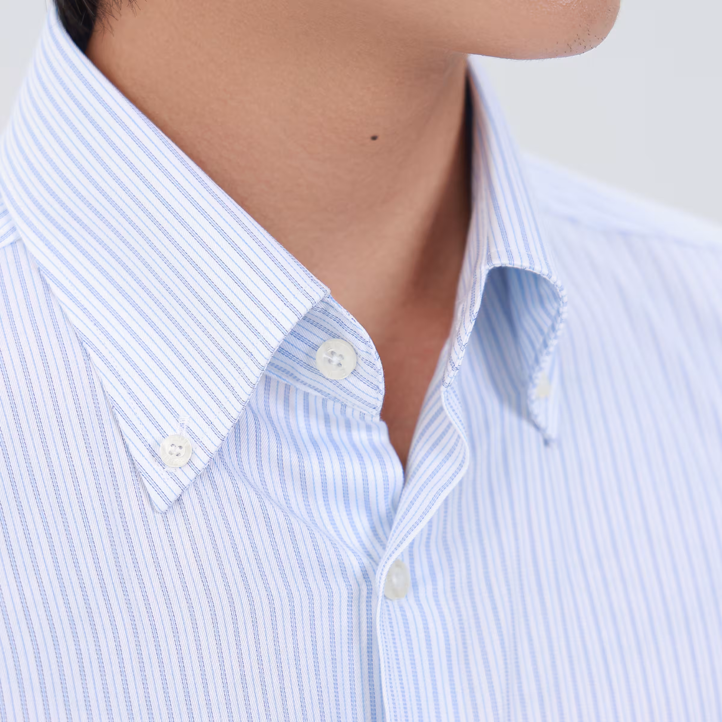 ÁO SƠ MI KẺ SỌC CỔ BUTTON DOWN