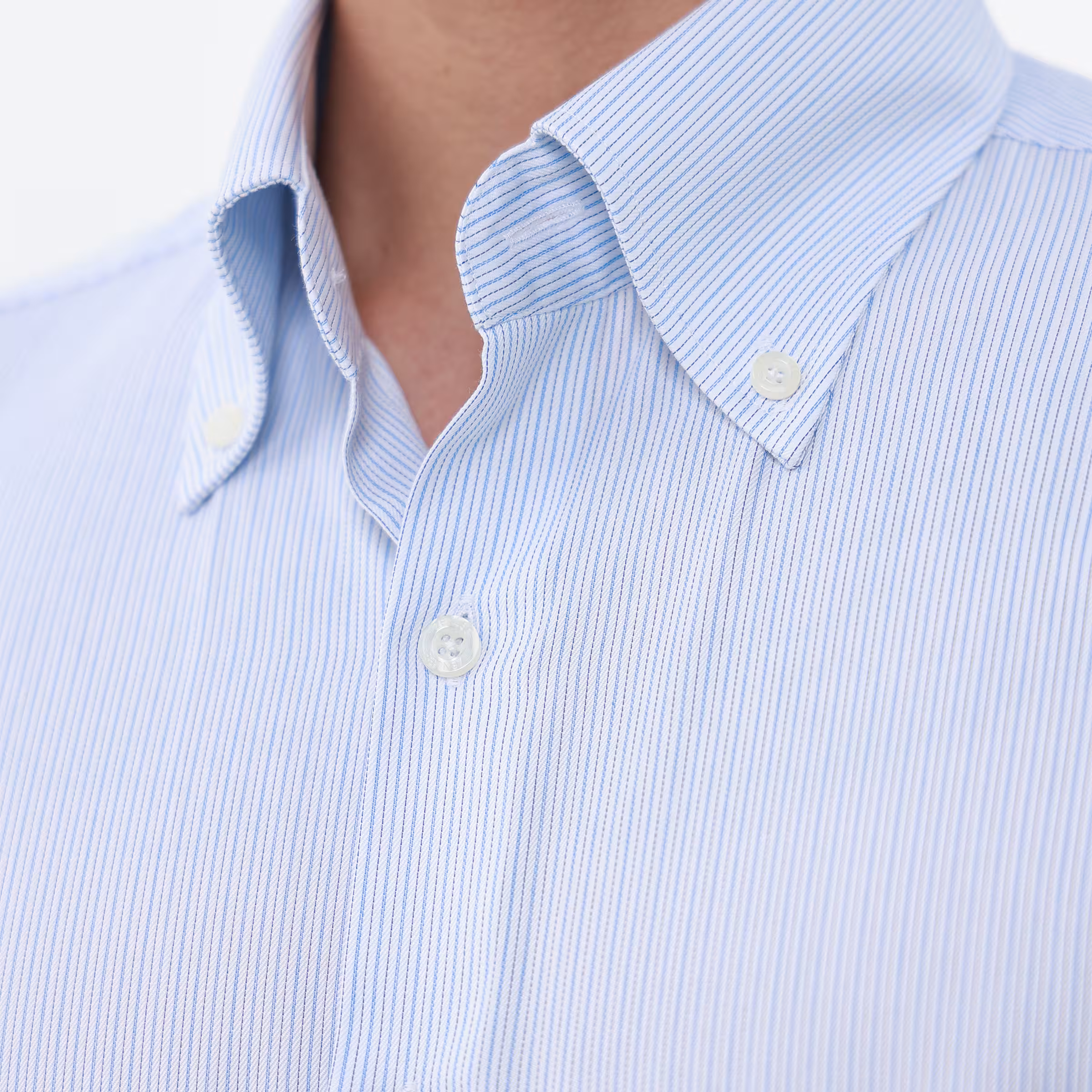 ÁO SƠ MI KẺ SỌC CỔ BUTTON DOWN